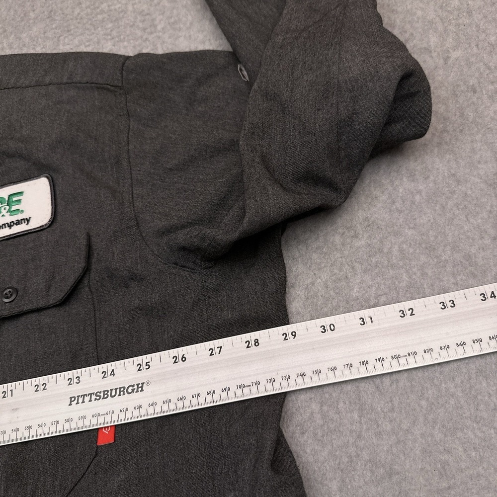 Bulwark FR iQ Series Comfort Woven Lightweight Shirt Mens 3XL Gray LG&E Workwear - Picture 7 of 10